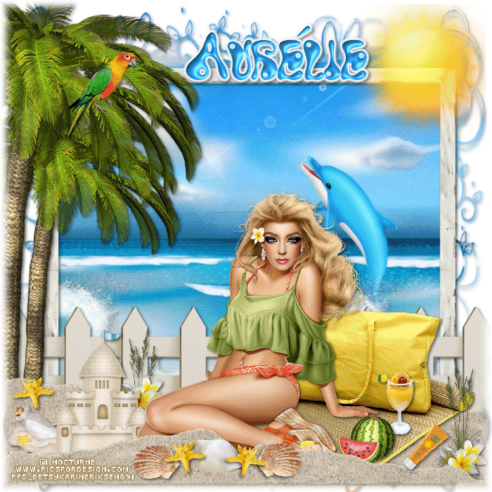 Tropical Dreams Chill out by Betsy E to Kit maker Aurélie